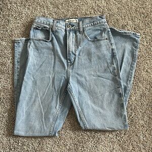 Abercrombie & fitch curve love straight leg jeans